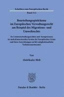 bokomslag Beurteilungsspielraume Im Europaischen Verwaltungsrecht Am Beispiel Des Migrations- Und Umweltrechts: Zu Letztentscheidungsrechten Und -Kompetenzen Im