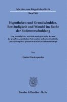 bokomslag Hypotheken Und Grundschulden. Bestandigkeit Und Wandel Im Recht Der Bodenverschuldung: Eine Geschichtliche, Rechtliche Sowie Praktische Revision Der G