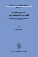 Rechtswegwahl Im Staatshaftungsrecht: Zugleich Ein Beitrag Zum Verstandnis Von Art. 34 Satz 3 Gg 1