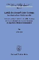 bokomslag Kritik Des Record-Date-Systems Im Deutschen Aktienrecht: Zur Notwendigkeit Einer Effektiven Ruckbindung Des Legitimationsaktionars an Die Interessen D