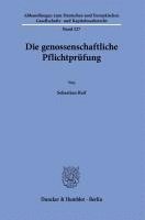 Die genossenschaftliche Pflichtprüfung 1