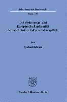 bokomslag Die Verfassungs- Und Europarechtskonformitat Der Beschrankten Erbschaftsteuerpflicht