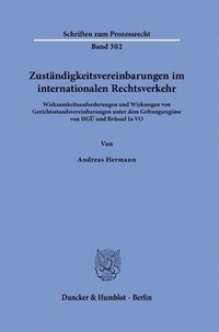 bokomslag Zuständigkeitsvereinbarungen im internationalen Rechtsverkehr