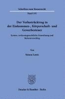 bokomslag Der Verlustrücktrag in der Einkommen-, Körperschaft- und Gewerbesteuer.