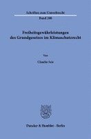 bokomslag Freiheitsgewahrleistungen Des Grundgesetzes Im Klimaschutzrecht