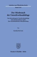 bokomslag Der Missbrauch der Umweltverbandsklage