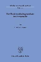 Duncker &. Humblot - Der Bestimmtheitsgrundsatz Im Privatrecht, Häftad