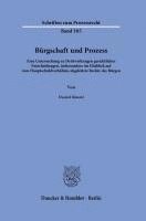 bokomslag Bürgschaft und Prozess