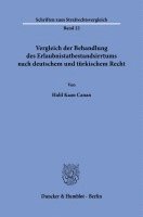 bokomslag Vergleich Der Behandlung Des Erlaubnistatbestandsirrtums Nach Deutschem Und Turkischem Recht