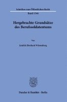 Hergebrachte Grundsatze Des Berufssoldatentums 1