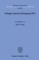 bokomslag Erlanger Sportrechtstagung 2023