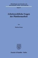 Arbeitsrechtliche Fragen der Plattformarbeit 1