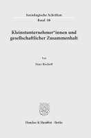 bokomslag Kleinstunternehmer*innen Und Gesellschaftlicher Zusammenhalt