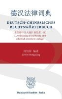 bokomslag Deutsch-Chinesisches Rechtswörterbuch