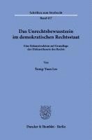 bokomslag Das Unrechtsbewusstsein im demokratischen Rechtsstaat