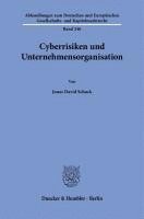 bokomslag Cyberrisiken und Unternehmensorganisation