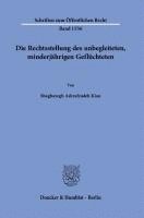 Die Rechtsstellung des unbegleiteten, minderjährigen Geflüchteten 1