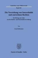 bokomslag Die Verwirkung von Souveränität und souveränen Rechten