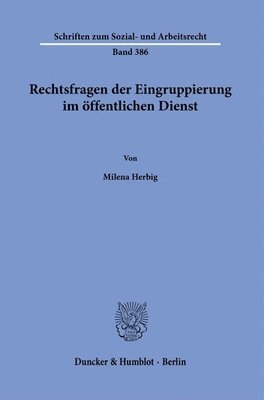 bokomslag Rechtsfragen der Eingruppierung im öffentlichen Dienst