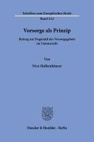 Vorsorge als Prinzip 1