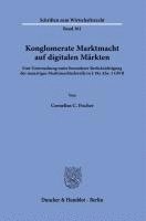 bokomslag Konglomerate Marktmacht auf digitalen Märkten