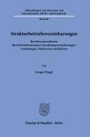 bokomslag Strukturbetriebsvereinbarungen