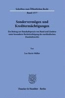 Lea-Marie Müller - Sondervermögen und Kreditermächtigungen, Häftad