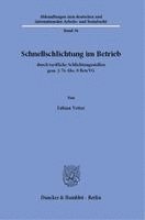 Schnellschlichtung im Betrieb