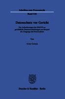 Arne Conen - Datenschutz vor Gericht, Häftad