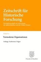 Hannes Ziegler, Franziska Neumann, Matthias Pohlig - Vormoderne Organisationen, Häftad