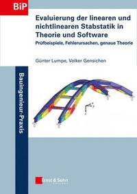 bokomslag Evaluierung der linearen und nichtlinearen Stabstatik in Theorie und Software