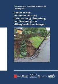 bokomslag Geotechnisch-markscheiderische Untersuchung, Bewertung und Sanierung von altbergbaulichen Anlagen - Empfehlungen des Arbeitskreises 4.6 Altbergbau