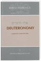 bokomslag Biblia Hebraica Quinta (BHQ). Deuteronomy