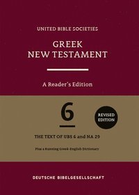 bokomslag Greek New Testament (Ubs6): A Reader's Edition (Hardcover)