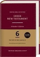 bokomslag Greek New Testament GNT6. A Reader's Edition