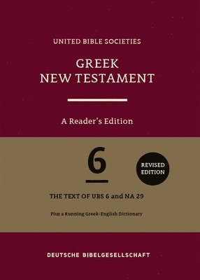 bokomslag Greek New Testament (Ubs6): A Reader's Edition (Hardcover)