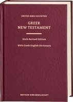 Barclay M. Newman, Hugh Houghton, Christos Karakolis, David Parker, Stephen Pisano, Holger Strutwolf, David Trobisch, Münster Institut für Neutestamentliche Textforschung, Klaus Wachtel - Greek New Testament (UBS6) with Greek-English Dictionary (Hardcover), Inbunden