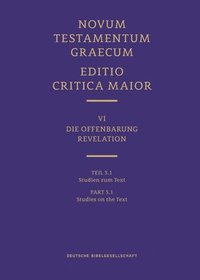 bokomslag Novum Testamentum Graecum, Editio Critica Maior VI/3.1: Revelation, Studies on the Text