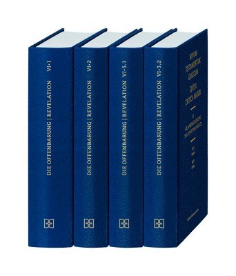 Novum Testamentum Graecum, Editio Critica Maior VI: Revelation, Complete Set (3 Vols) 1