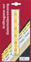 bokomslag Griffregister für die Einheitsübersetzung