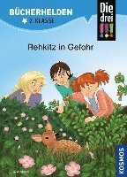 bokomslag Die drei !!!, Bücherhelden 2. Klasse, Rehkitz in Gefahr