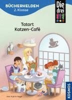 bokomslag Die drei !!!, Bücherhelden 2. Klasse, Tatort Katzen-Café