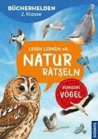 bokomslag Lesen lernen mit Naturrätseln, Bücherhelden 2. Klasse, heimische Vögel
