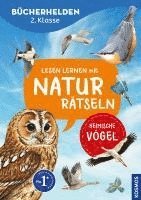 bokomslag Lesen lernen mit Naturrätseln, Bücherhelden 2. Klasse, heimische Vögel