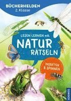 bokomslag Lesen lernen mit Naturrätseln, Bücherhelden 2. Klasse, Insekten & Spinnen