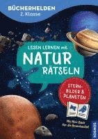 bokomslag Lesen lernen mit Naturrätseln, Bücherhelden 2. Klasse, Sternbilder & Planeten