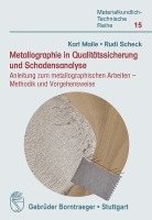 bokomslag Metallographie in Qualitätssicherung und Schadensanalyse