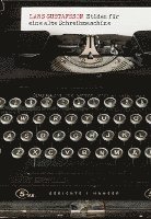 bokomslag Etüden für eine alte Schreibmaschine