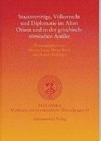 Heinz Barta, Martin Lang - Staatsvertrage, Volkerrecht Und Diplomatie Im Alten Orient Und in Der Griechisch-Romischen Antike, Häftad