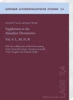 bokomslag Supplement to the Akkadian Dictionaries: Vol. 4: L, M, N, R.